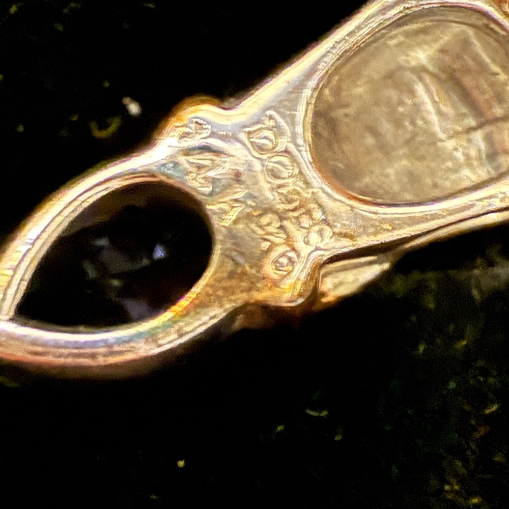 14K Gold and Sterling Pendant - Picture 2 of 2